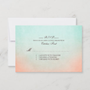Monnaie et Pêche Bohème Mariage RSVP