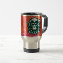 Mono Mug - L'astronaute singe voyage Mug pour le c