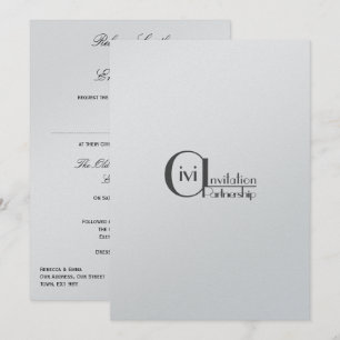 Monochrome - Invitation CP