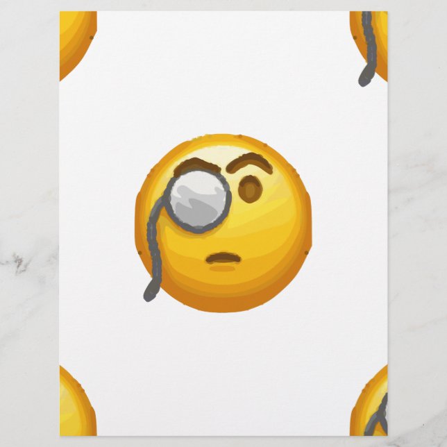 monocle émoji (Devant)