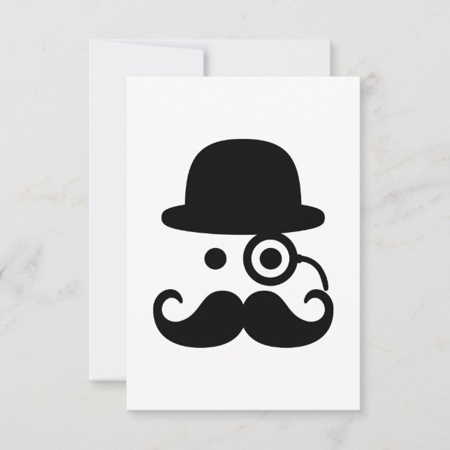 Monocle moustache (Devant)