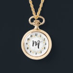 Monogram Daisy Collier Watch<br><div class="desc">Monogram Daisy Collier Watch</div>