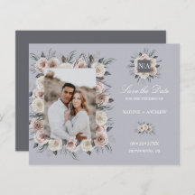 Monogram Dusty Rose photo Mariage ENREGISTRER LA D