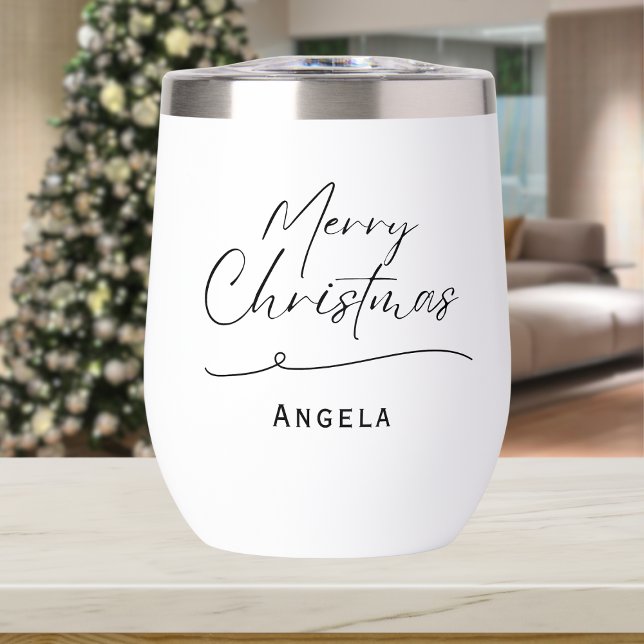 Monogram Joyeux Noël simple typographie (Créateur téléchargé)
