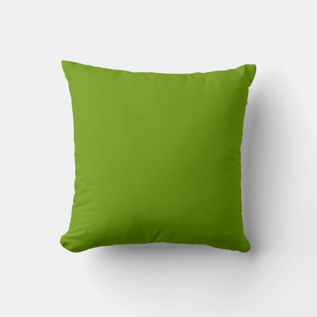 MONOGRAM oreiller vert feuille moyen doux uni (Recto)