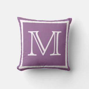 MONOGRAM Poudre douce Purple Clair coussin clair
