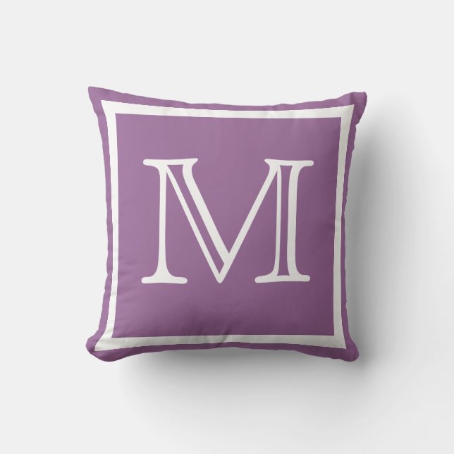MONOGRAM Poudre douce Purple Clair coussin clair (Recto)