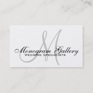 Monogram Professional Carte de visite Gold Foil