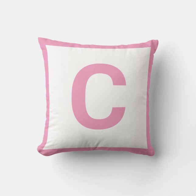 MONOGRAM ROSE ROSE DOUBLESIBLE Coussin de coussin (Recto)