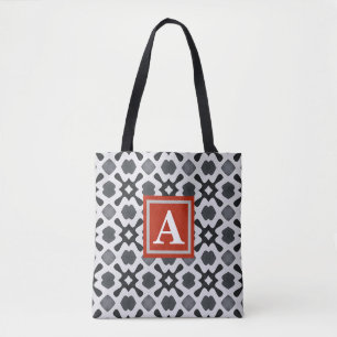 Monogram   Sac fourre-tout à motif noir et blanc