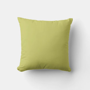 MONOGRAM solide feuille verte coussin