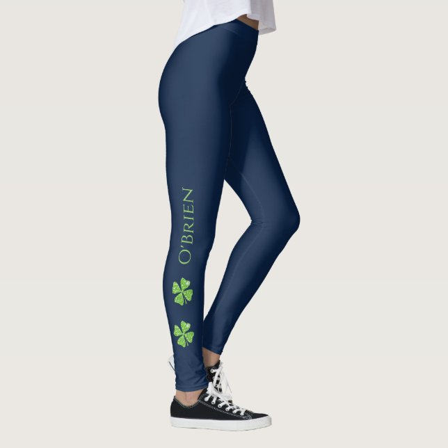 Monogram St. Patrick's Day Leggings (Droite)