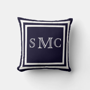 MONOGRAM Violet Uni Douce Tissu Oreiller Raisin Fo