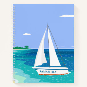 Monogram Voilier Ocean Seaview Carnet Spiral