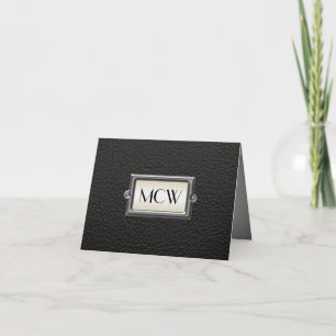Monogramme 3-Lettre Executive Hommes Personnalisé