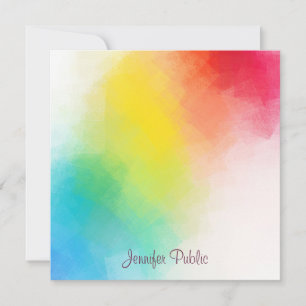 Monogramme à main Modèle Couleurs arc-en-ciel