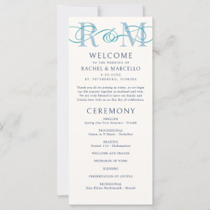 Monogramme Ampersand Dusty Navy Programme de maria