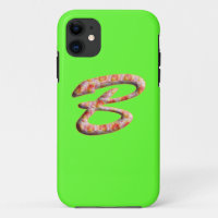 Monogramme B en Motif Rose Iphone 5 Coque