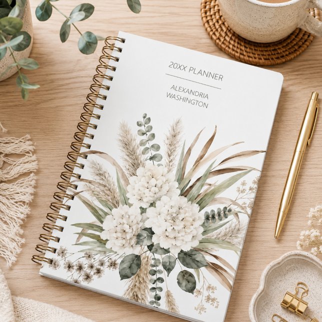 Monogramme Botanique Boho Élégant (Créateur téléchargé)