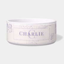 Monogramme Botanique Personnalisé | Gamelle pour C
