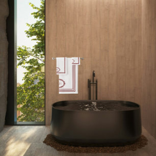 Monogramme bourguignon en ovales florales avec Rec