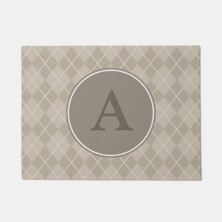 Monogramme Brown tapis de porte