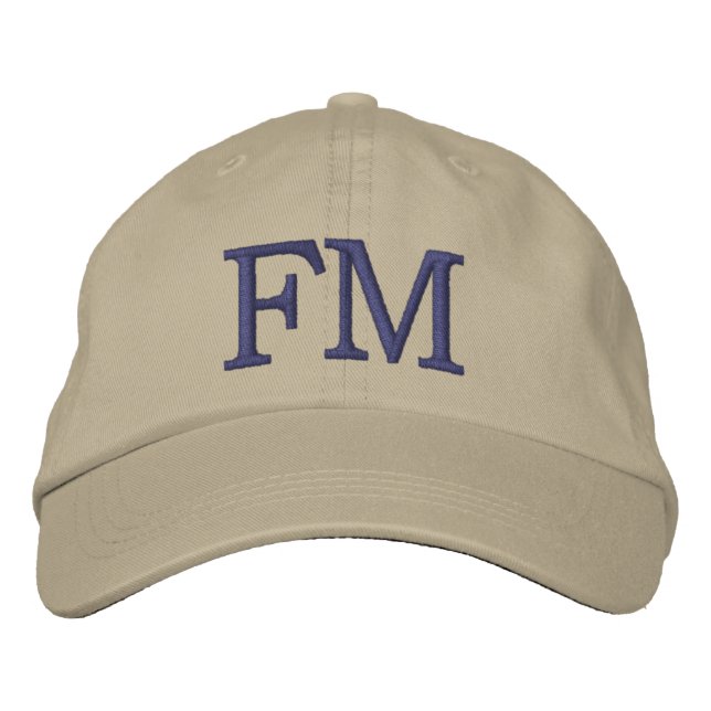 MONOGRAMME CASQUETTES (Devant)