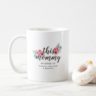 Monogramme Cette Maman Appartient À La Mug