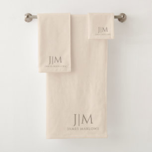 Monogramme Chic Beige