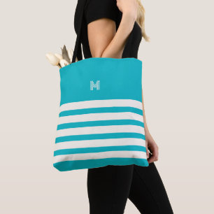 Monogramme Chic Sac fourre-tout Turquoise