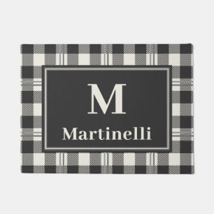 Monogramme classique Conception de tapis de porte 