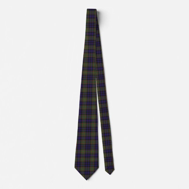 Monogramme coloré Clan MacLellan Plaid Cravate (Devant)