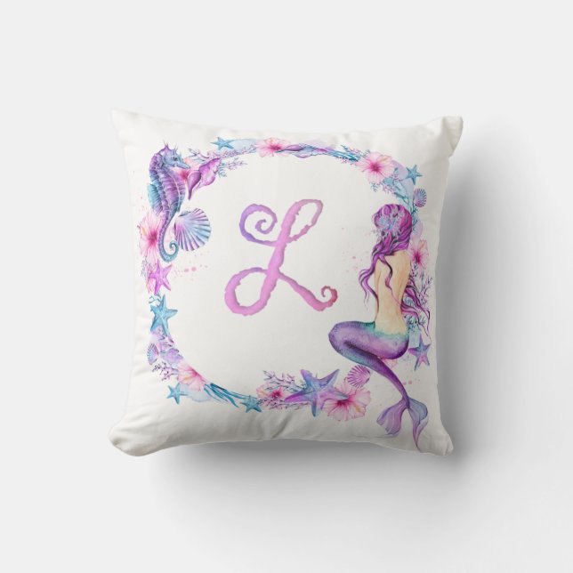 Monogramme Coussin de sirène - L (Recto)