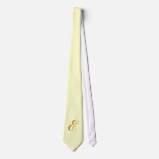 Monogramme Cravate jaune
