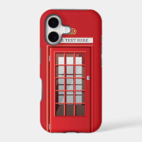 Monogramme de cabine téléphonique rouge britanniqu