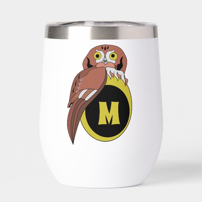 Monogramme de Chouette de l'Est (Arrière)