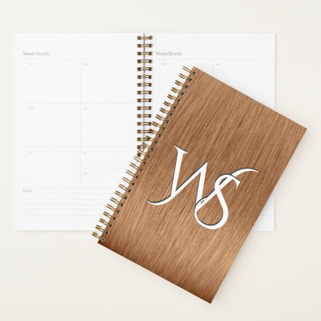 Monogramme de cuivre brossé (Devant avec enveloppe)
