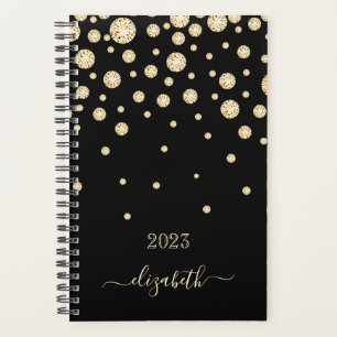 Monogramme de diamants en or noir 2023