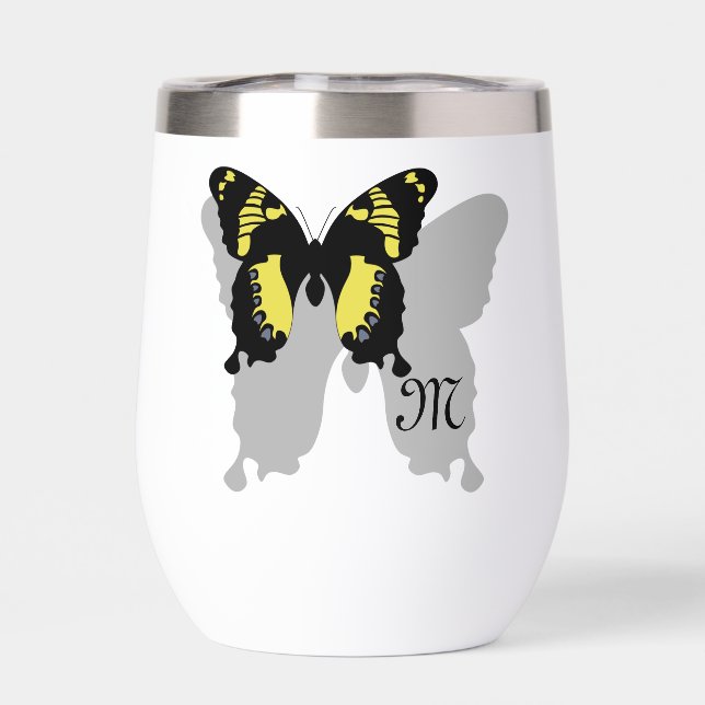 Monogramme de l'ombre des papillons jamaïcains (Arrière)