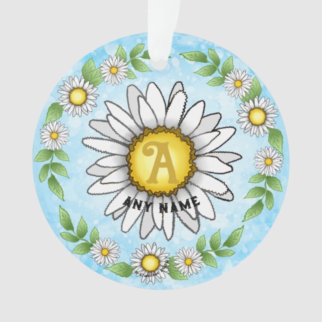 Monogramme de marguerite  (devant)