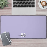 Monogramme de nom en écriture violette