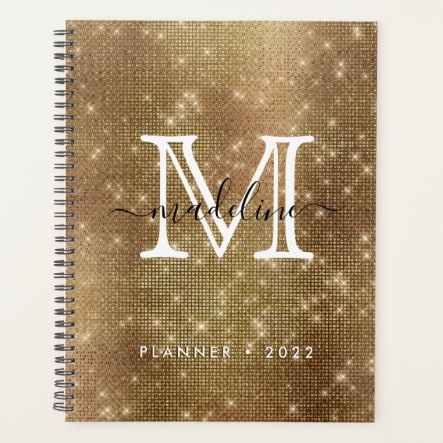 Monogramme de Parties scintillant diamant brillant (Devant)