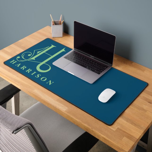 Monogramme décoratif élégant minimal h (Bureau 2)