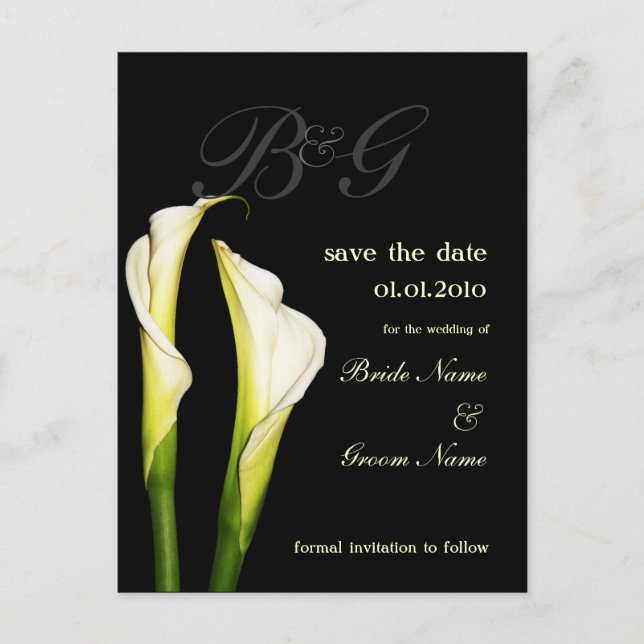 Monogramme d'enregistrement de la date, cartes pos (Devant)