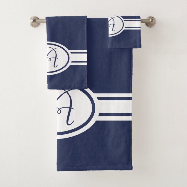 Monogramme des profondeurs bleues (En situation)