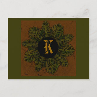 Monogramme Design 03, Carte postale