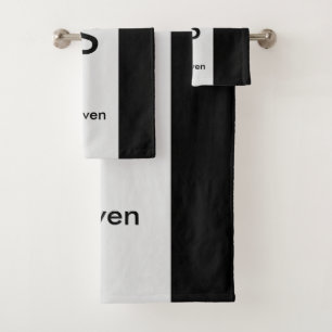 Monogramme Deux tons moderne noir et gris clair