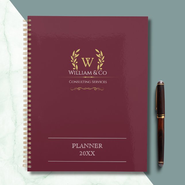 Monogramme d'or de la couronne de laurier classiqu (Créateur téléchargé)