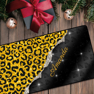 Monogramme élégant en faux parties scintillant pos