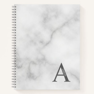 Monogramme élégant personnalisé et Carnet de nom